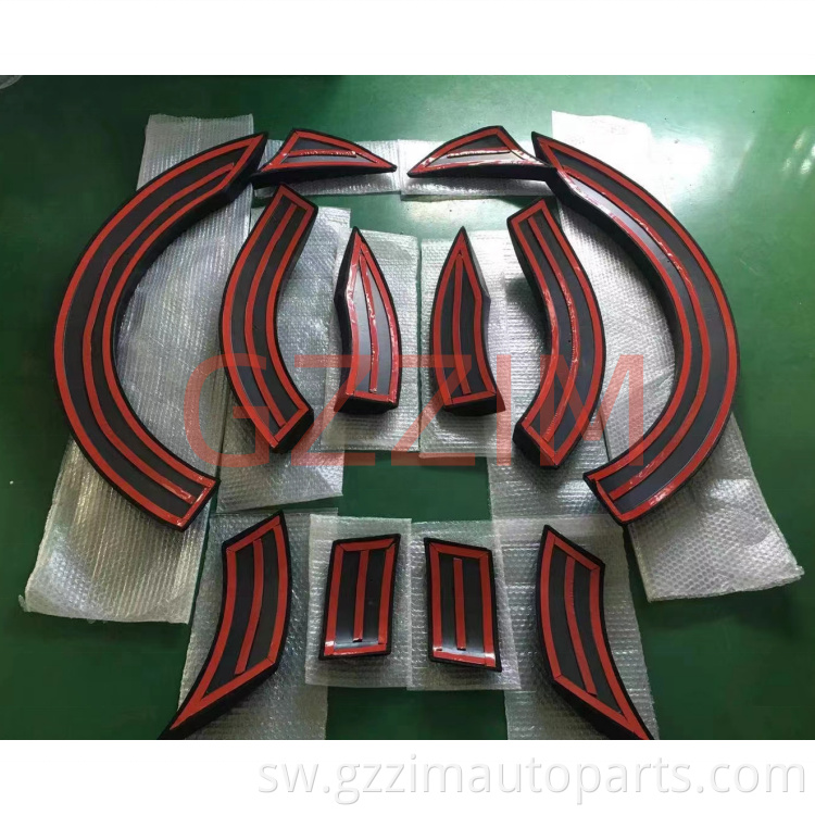 Gurudumu fender flares matope mudguards mfukoni kwa Ford Everest